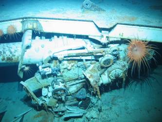 5.9-inch gun concealed on port side below forecastle